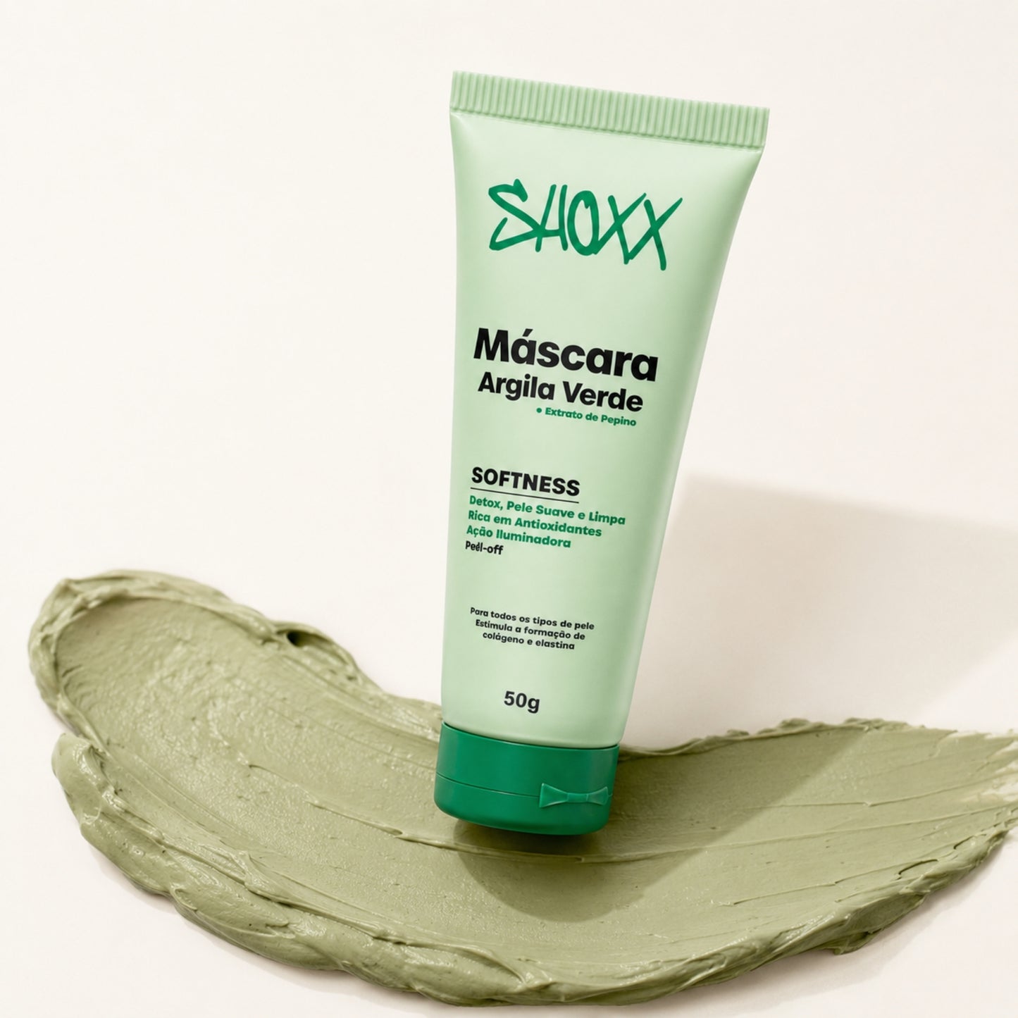 Máscara Argila Verde 50g | Detox Antioxidante