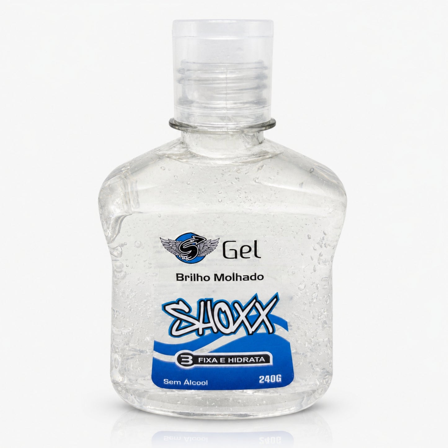Gel Fixador Brilho Molhado 240g | Forte