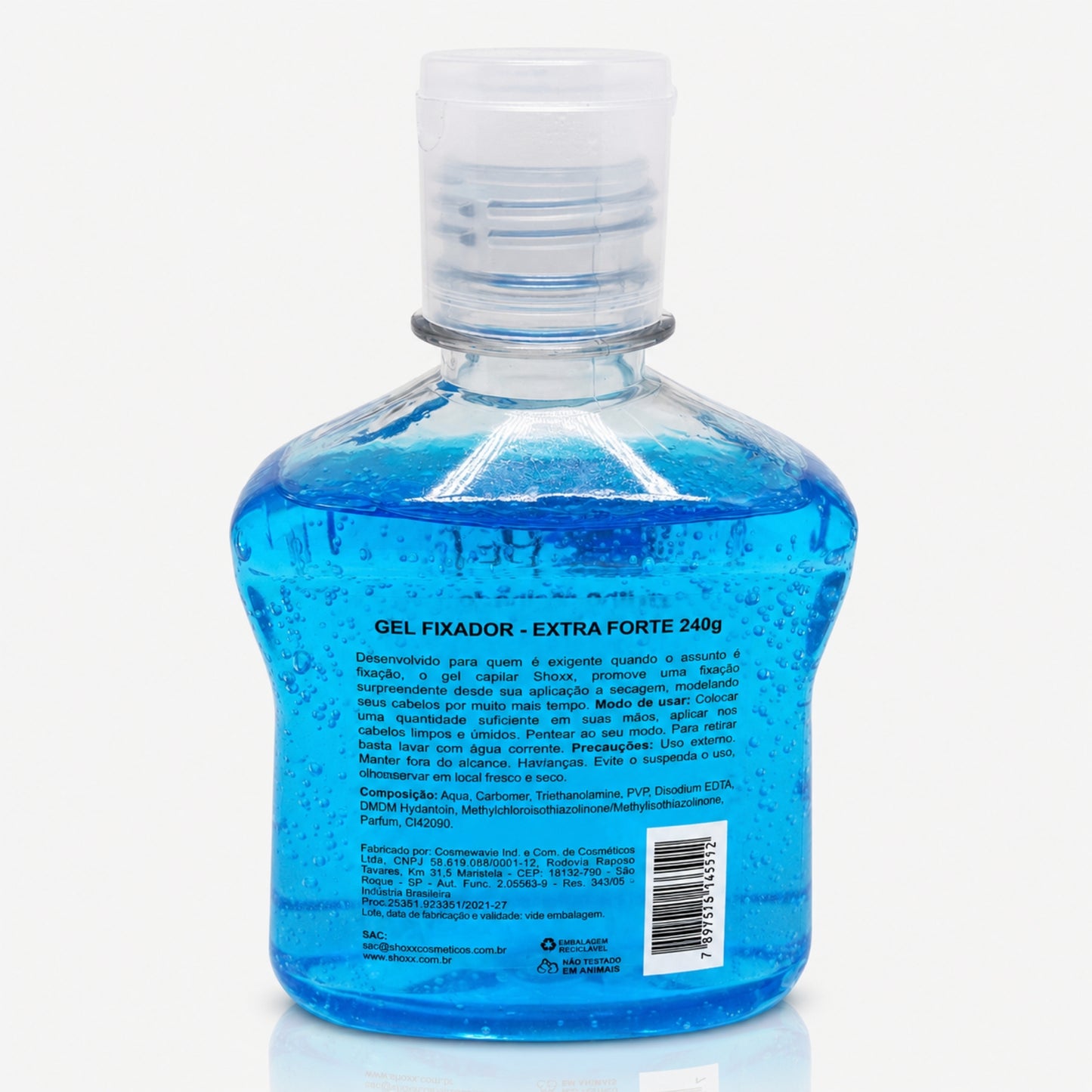 Gel Fixador Brilho Molhado 240g | Extra Forte