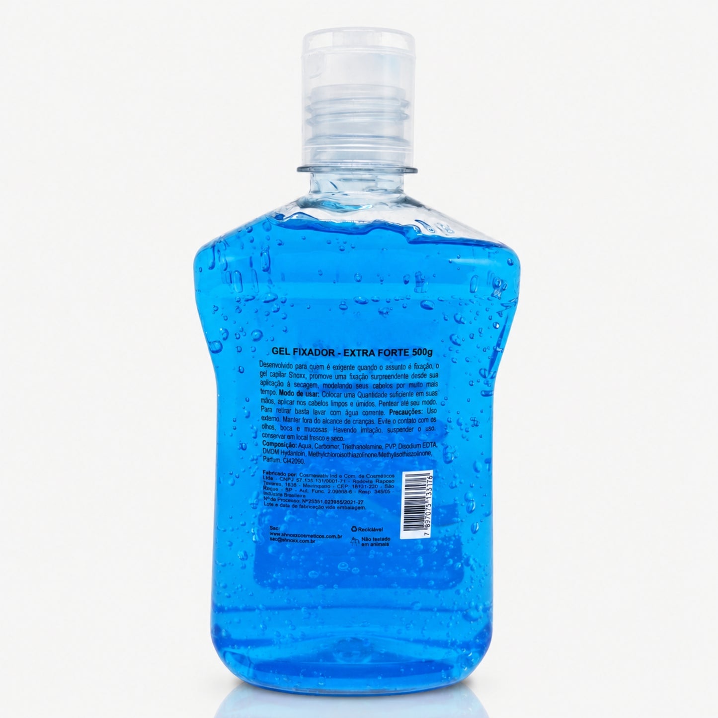 Gel Fixador Brilho Molhado 500g | Extra Forte