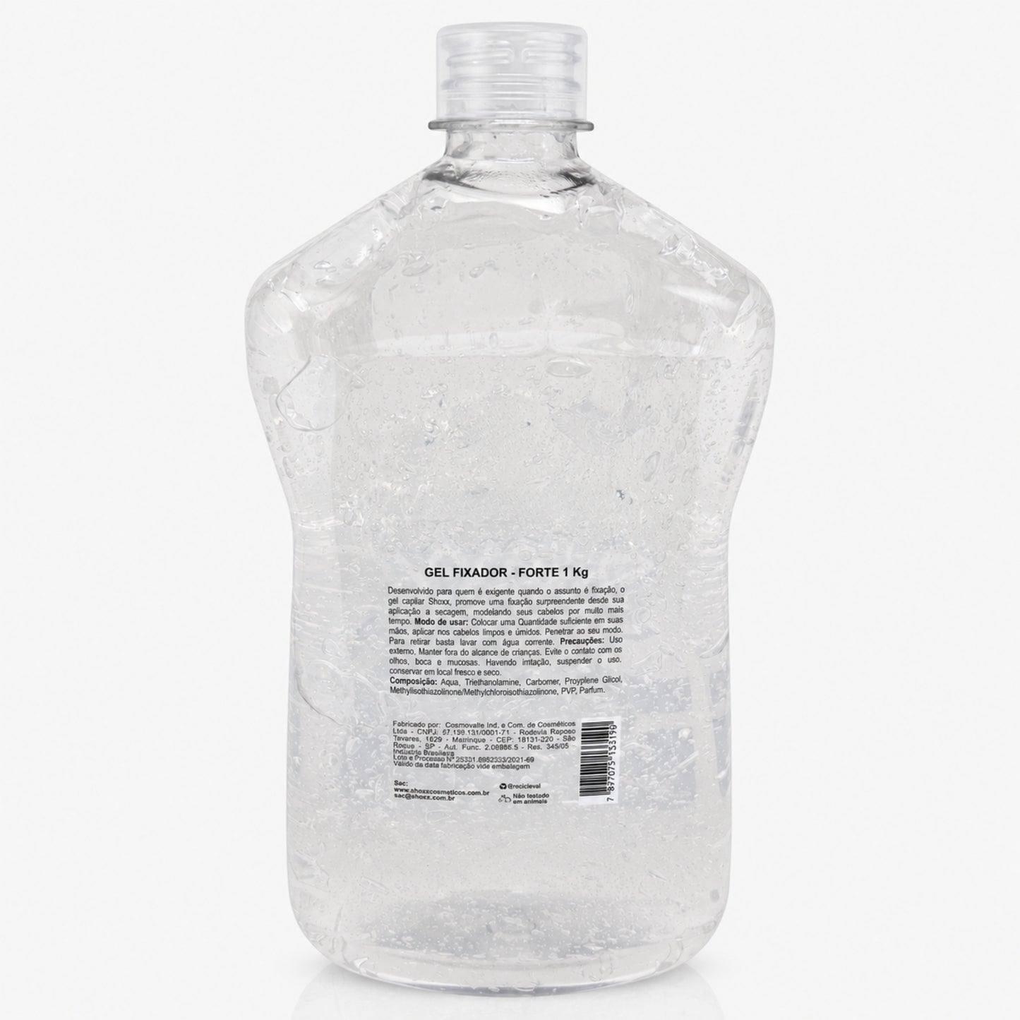 Gel Fixador Brilho Molhado 1kg | Forte