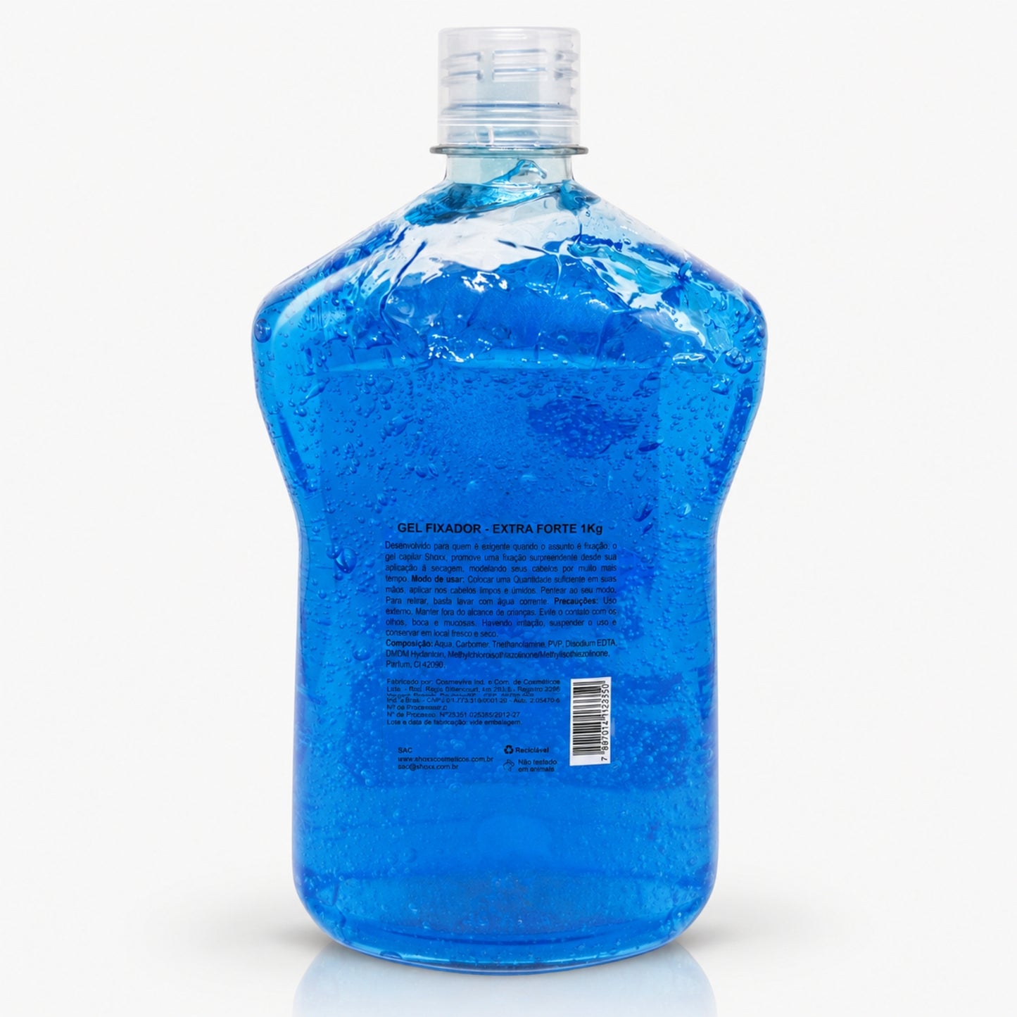 Gel Fixador Brilho Molhado 1kg | Extra Forte