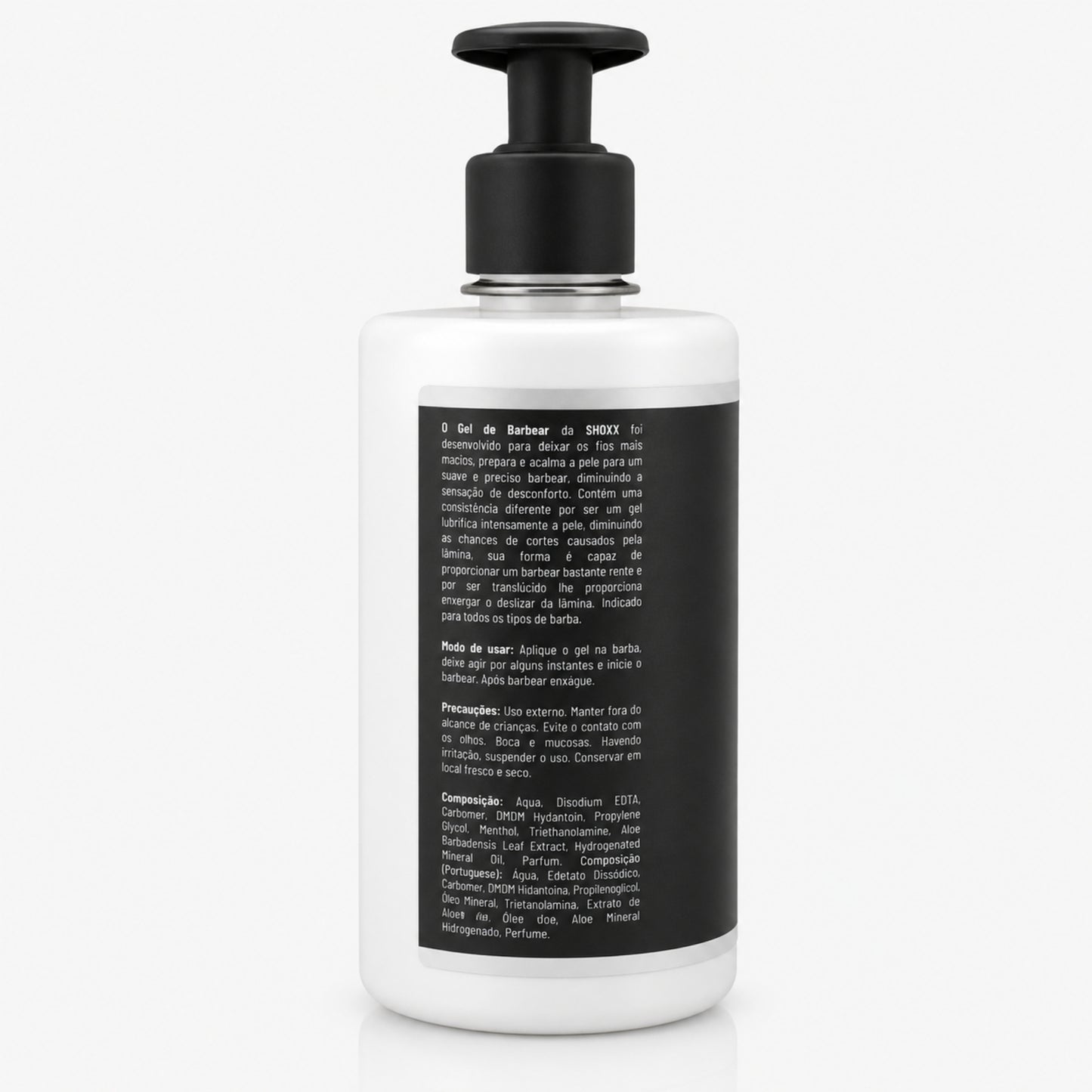 Gel de Barbear Aloe Vera 500g | Para Todos os Tipos de Barba