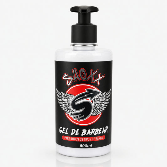 Gel de Barbear Tradicional 500g | Para Todos os Tipos de Barba