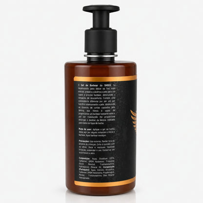 Gel de Barbear Mentolado 500g | Para Todos os Tipos de Barba