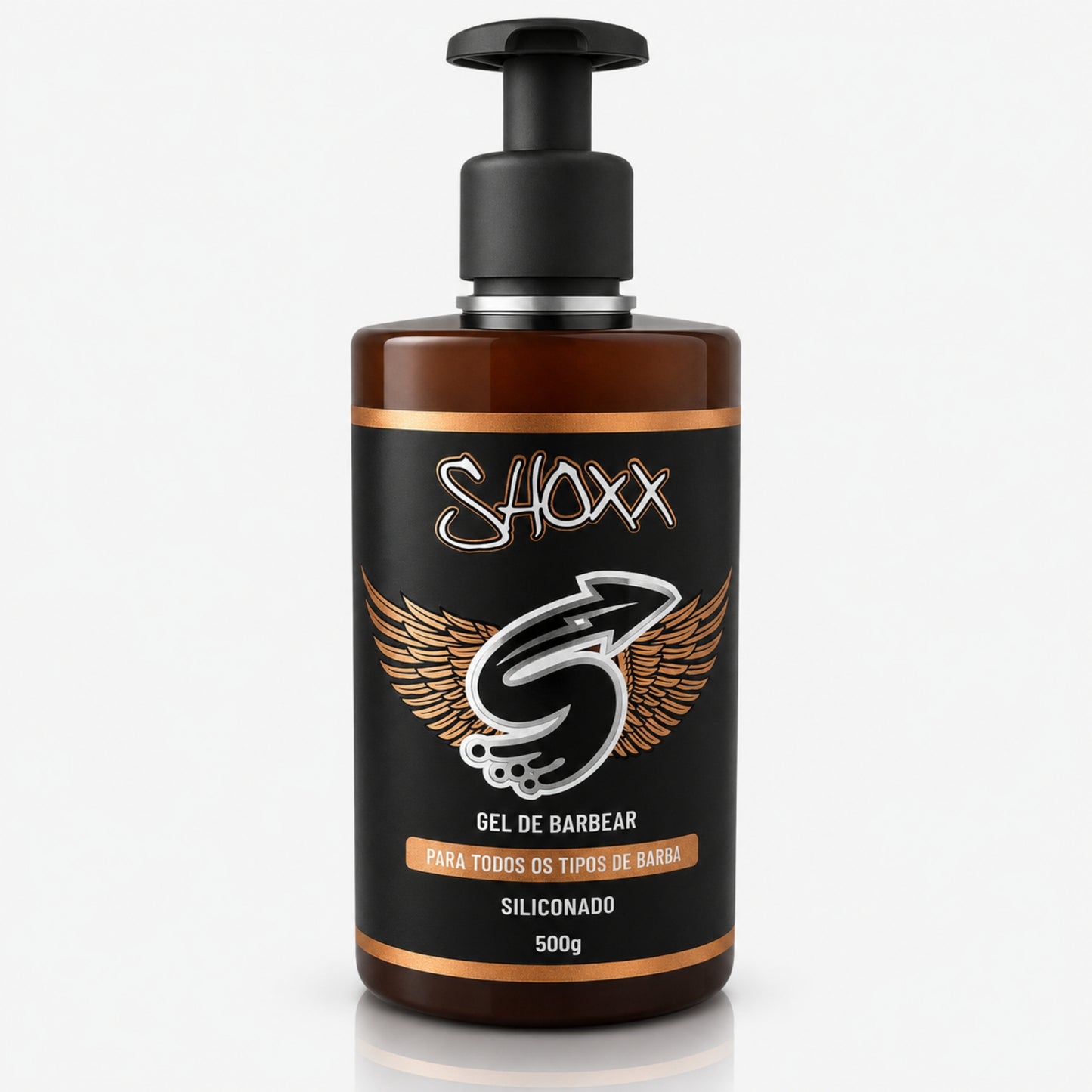 Gel de Barbear Siliconado 500g | Para Todos os Tipos de Barba