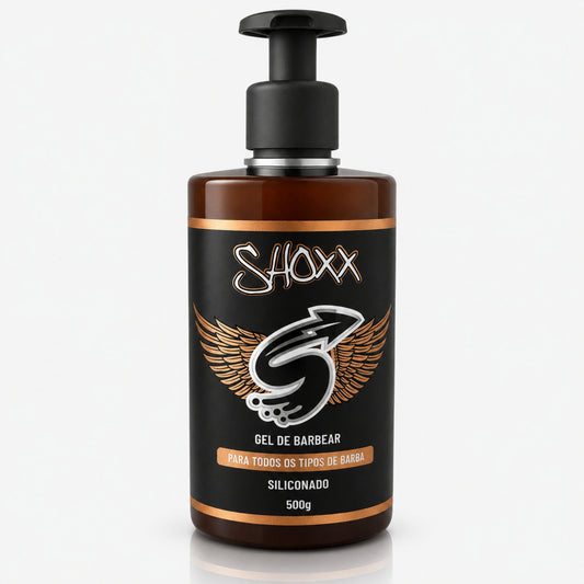 Gel de Barbear Siliconado 500g | Para Todos os Tipos de Barba