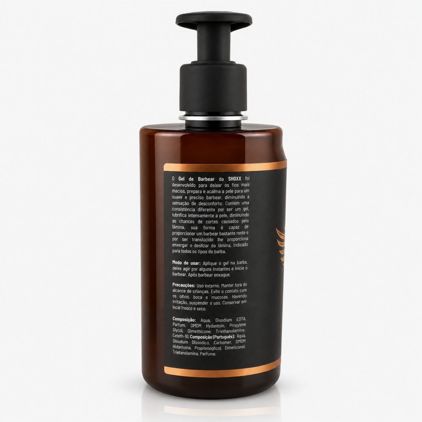 Gel de Barbear Siliconado 500g | Para Todos os Tipos de Barba