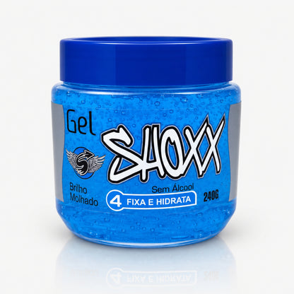 Gel Fixador Brilho Molhado N4 240g | Fixa e Hidrata