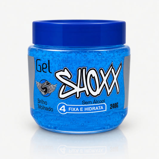 Gel Fixador Brilho Molhado N4 240g | Fixa e Hidrata