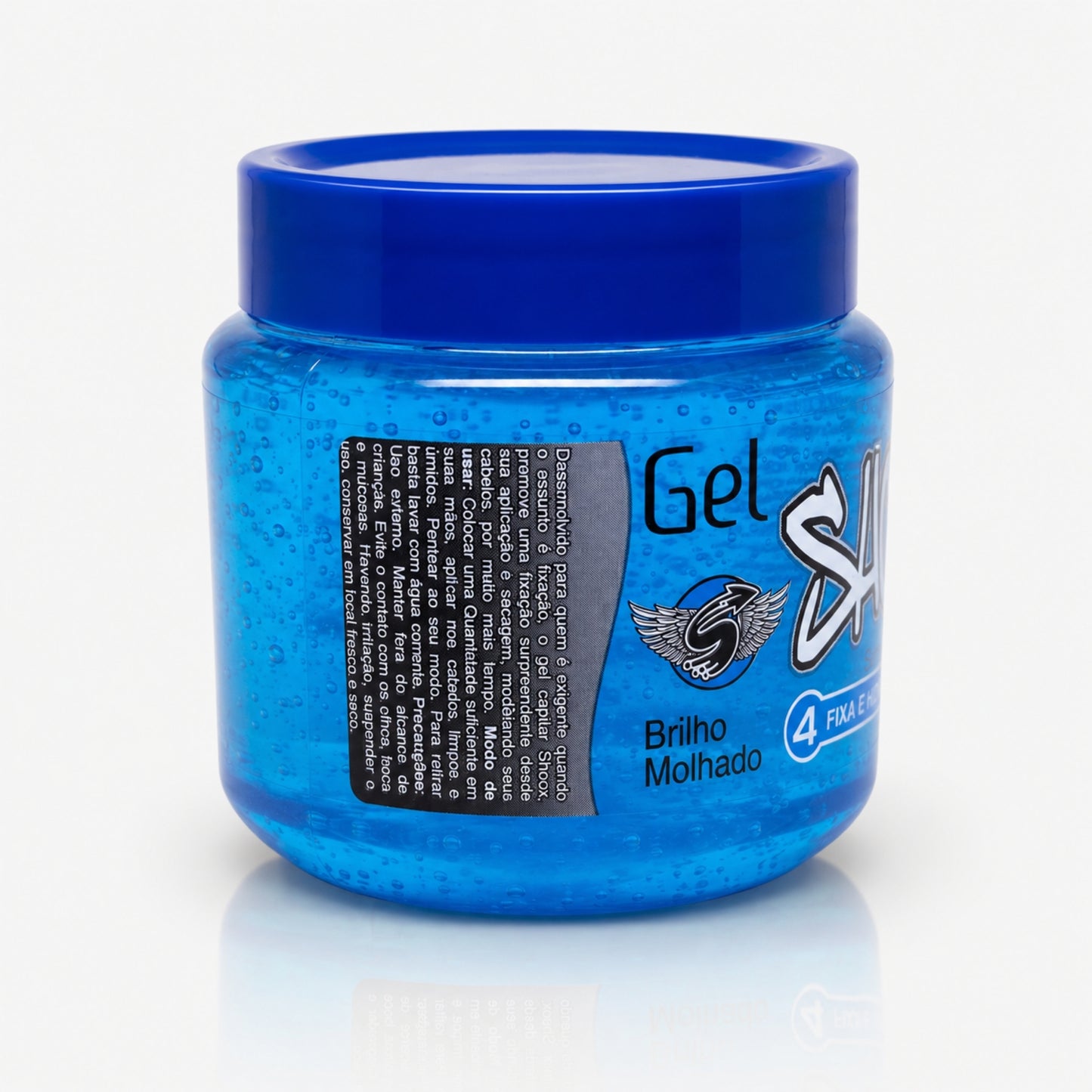 Gel Fixador Brilho Molhado N4 240g | Fixa e Hidrata