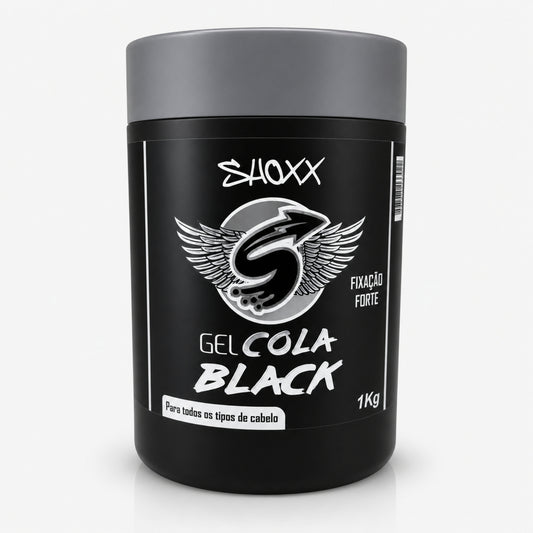 Gel Cola Black 1kg | Fixação Forte