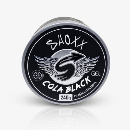 Gel Cola Black 240g | Fixação Extra Forte