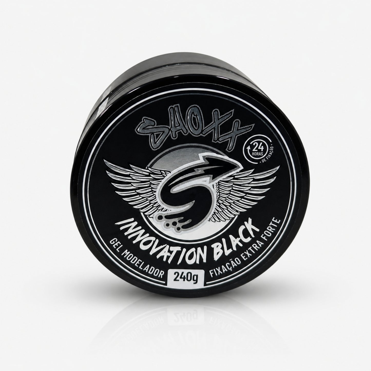 Gel Cola Innovation Black 240g | Fixação Extra Forte