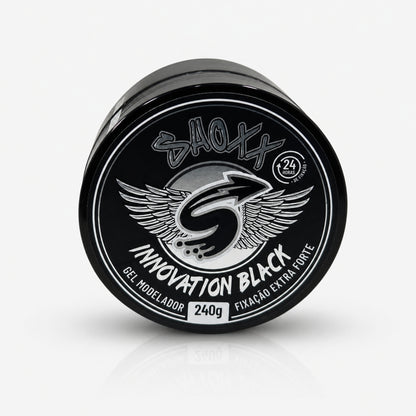 Gel Cola Innovation Black 240g | Fixação Extra Forte