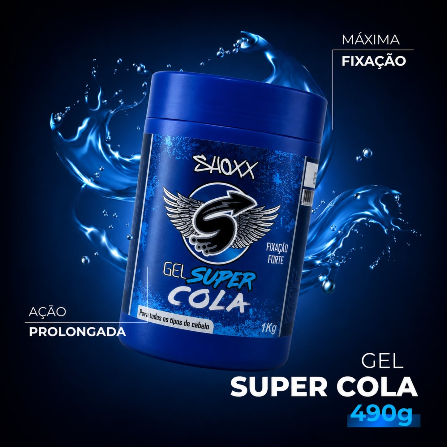 Gel Super Cola 1kg | Fixação Forte
