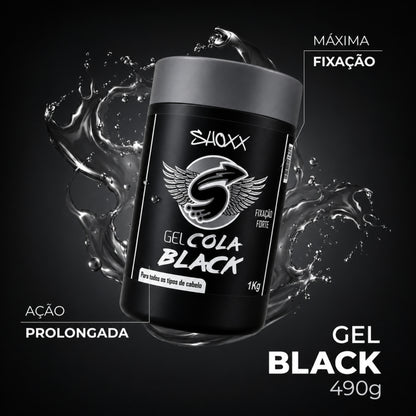 Gel Cola Black 1kg | Fixação Forte