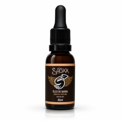 Óleo de Barba Café 30ml | Hidrata & Perfuma
