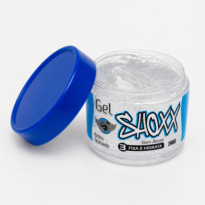 Gel Fixador Brilho Molhado N3 240g | Fixa e Hidrata