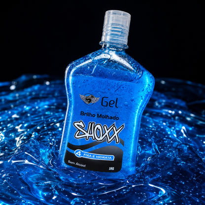 Gel Fixador Brilho Molhado 1kg | Extra Forte