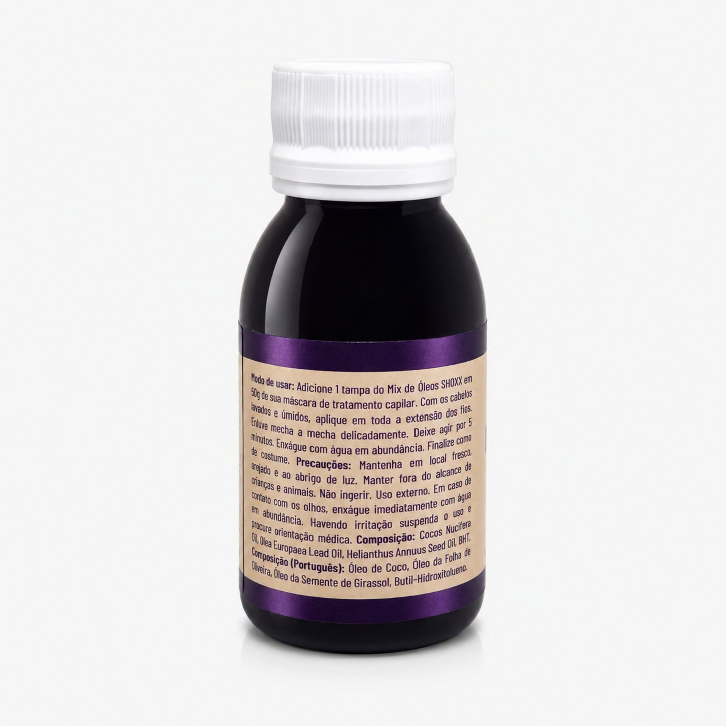 Mix de Óleos Coco, Oliva e Girassol 60ml | Hidratação & Antifrizz