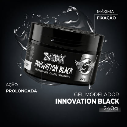 Gel Cola Innovation Black 240g | Fixação Extra Forte