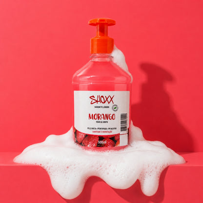 Sabonete Líquido Morango 500ml | Mãos & Corpo