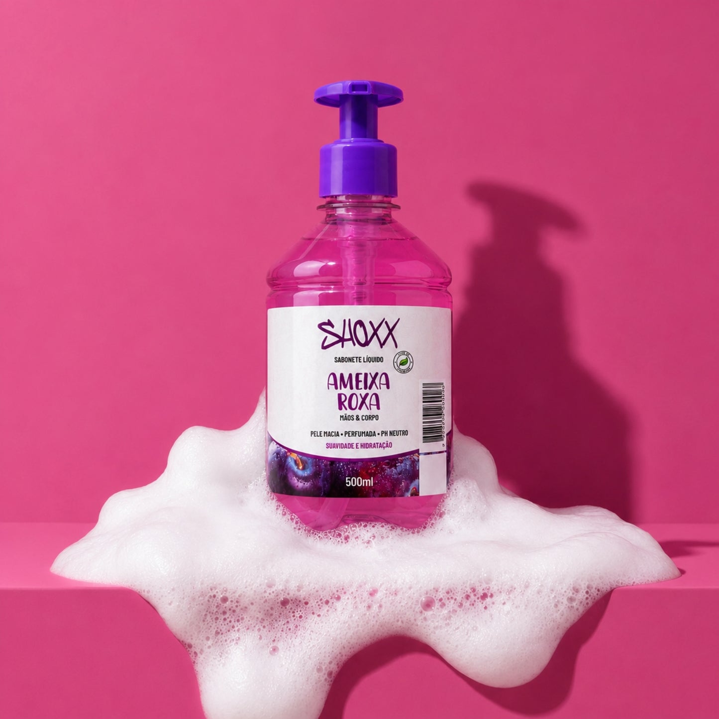 Sabonete Líquido Ameixa Roxa 500ml | Mãos & Corpo