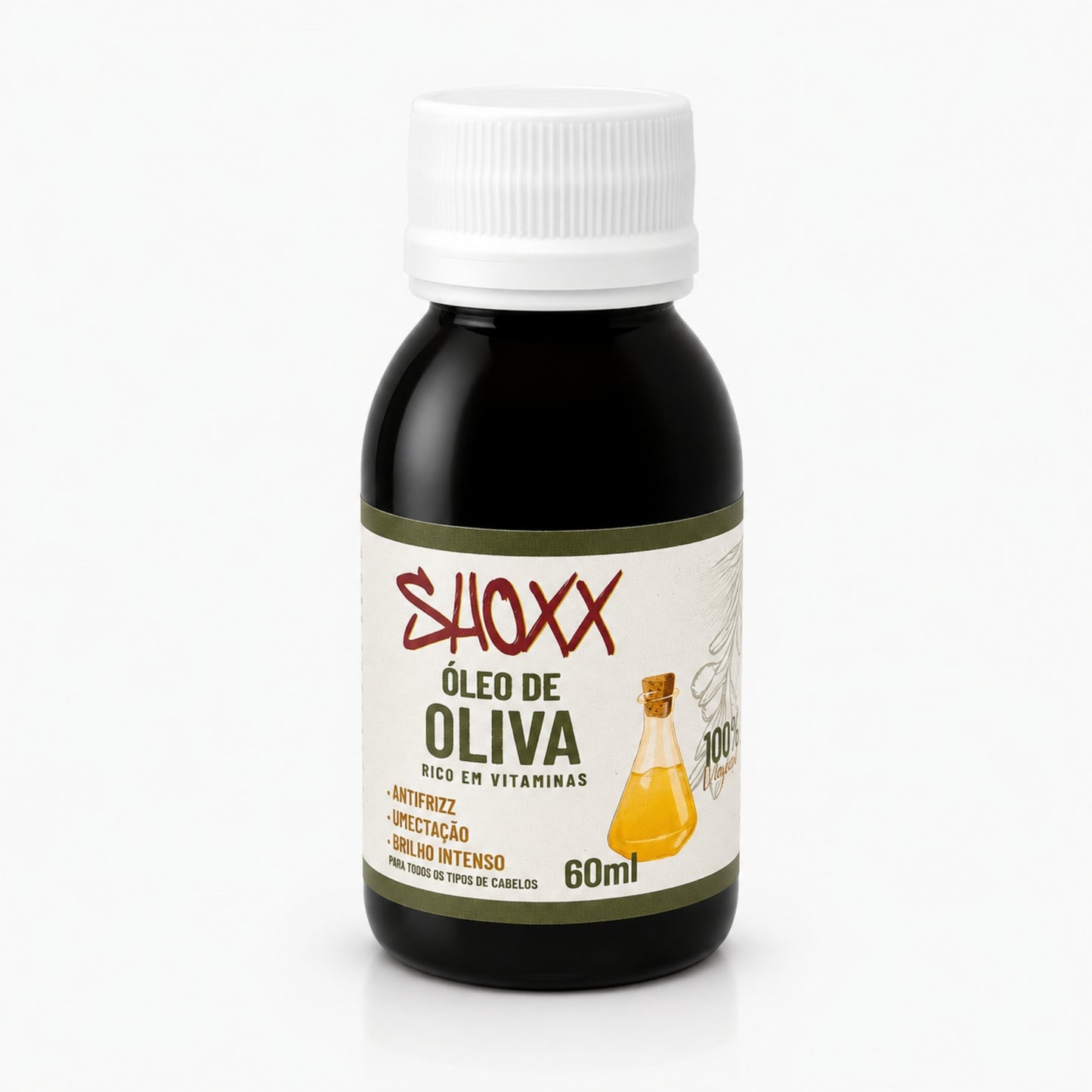 Óleo de Oliva 60ml | Brilho e Antifrizz