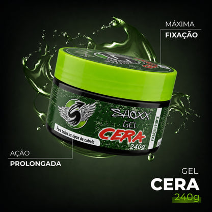 Gel Cera 240g | Fixação Extra Forte