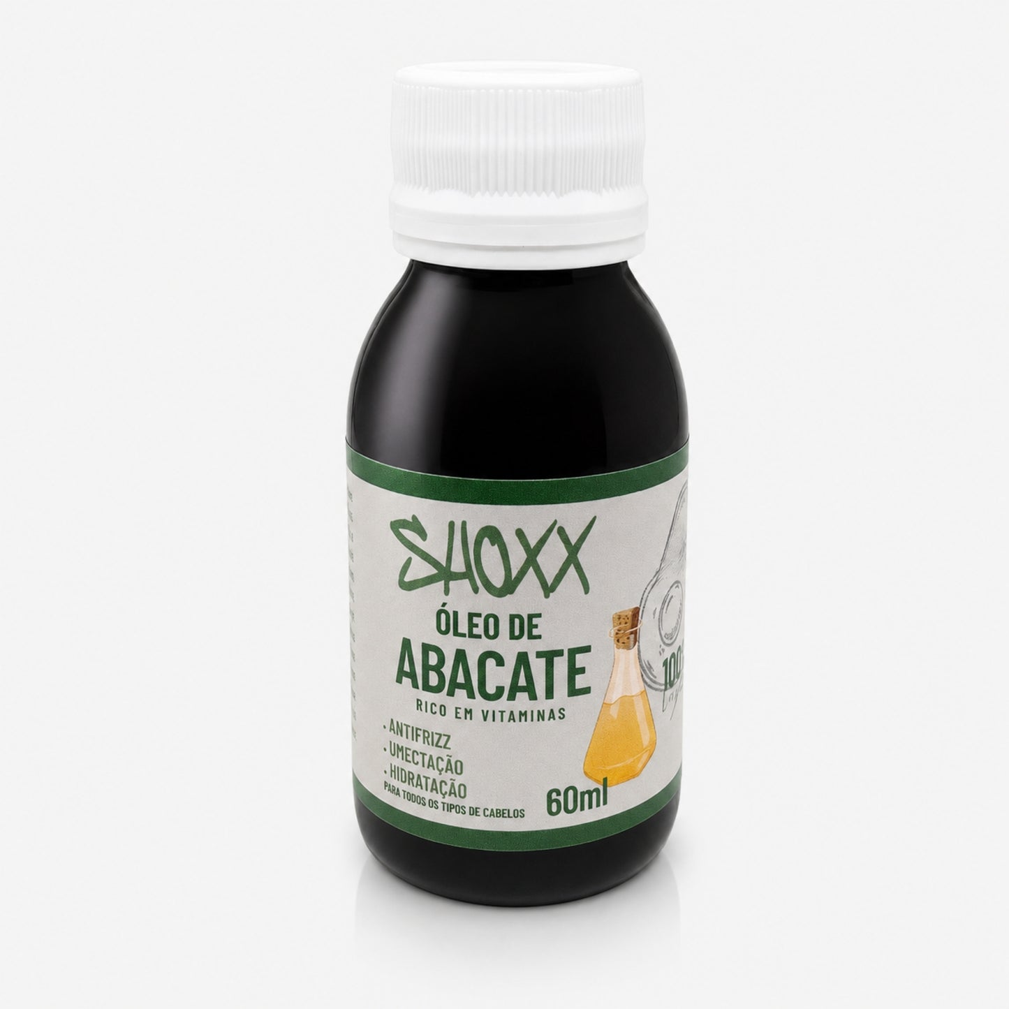 Óleo de Abacate 60ml | Hidratação e Antifrizz