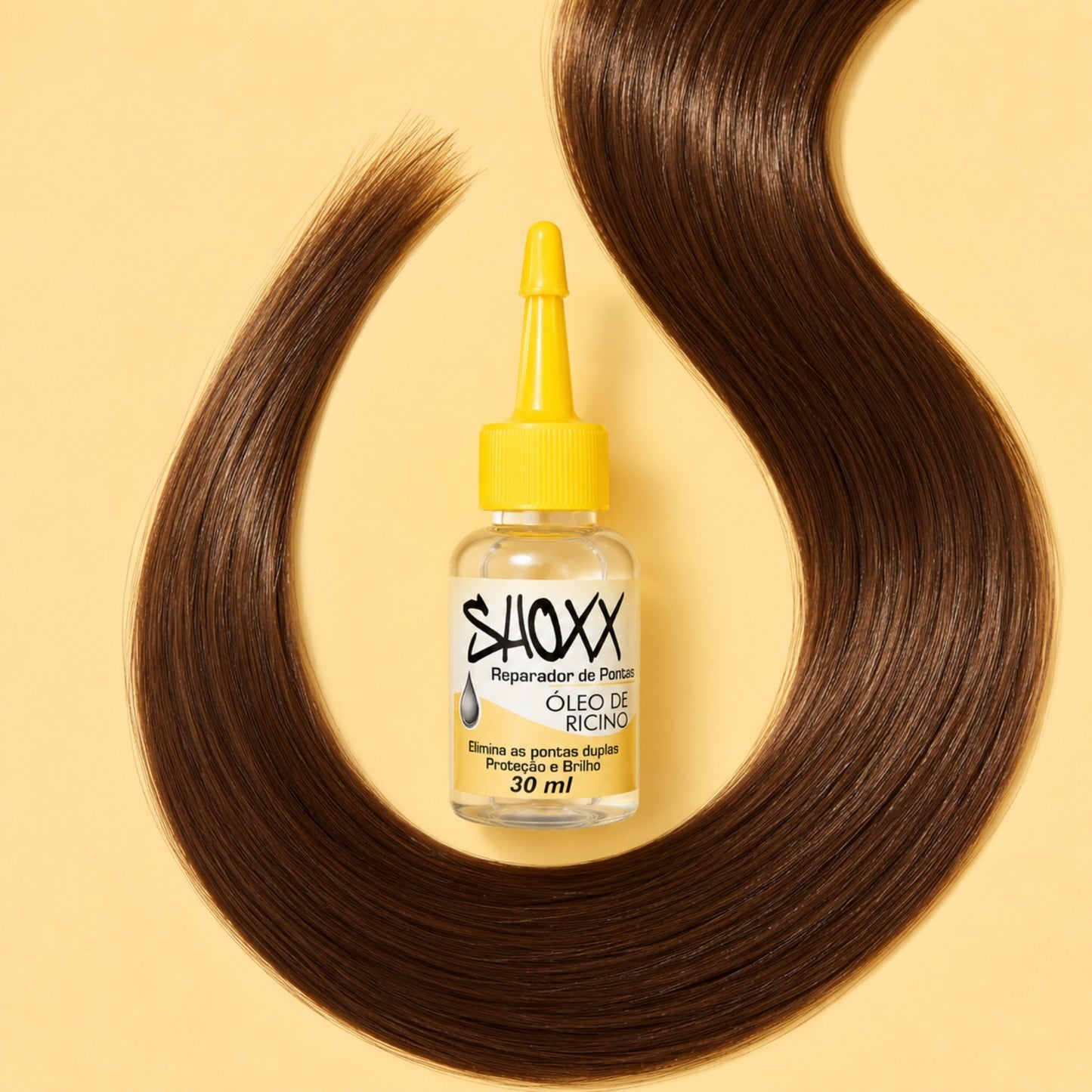 Reparador de Pontas Óleo de Rícino 30ml | Proteção e Brilho