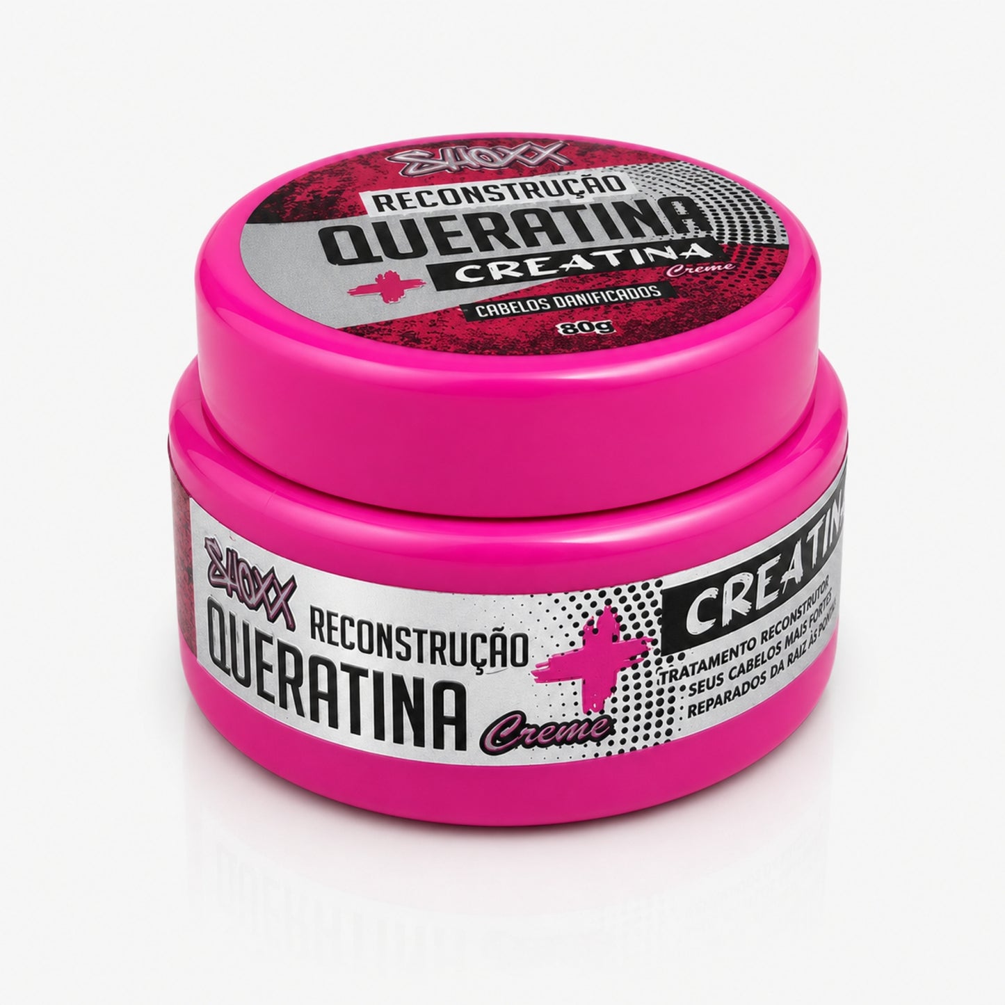 Queratina + Creatina Creme 80g | Reconstrução Capilar