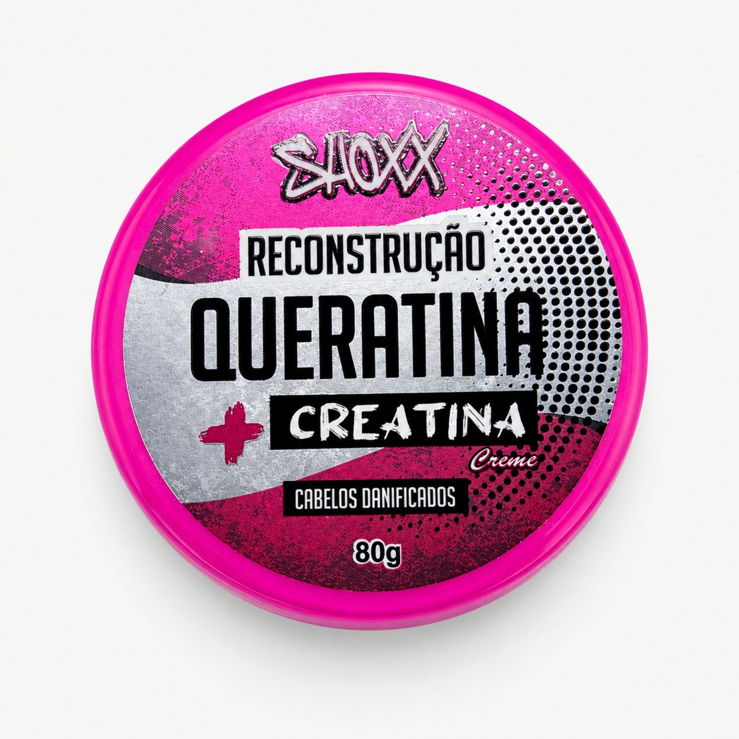Queratina + Creatina Creme 80g | Reconstrução Capilar
