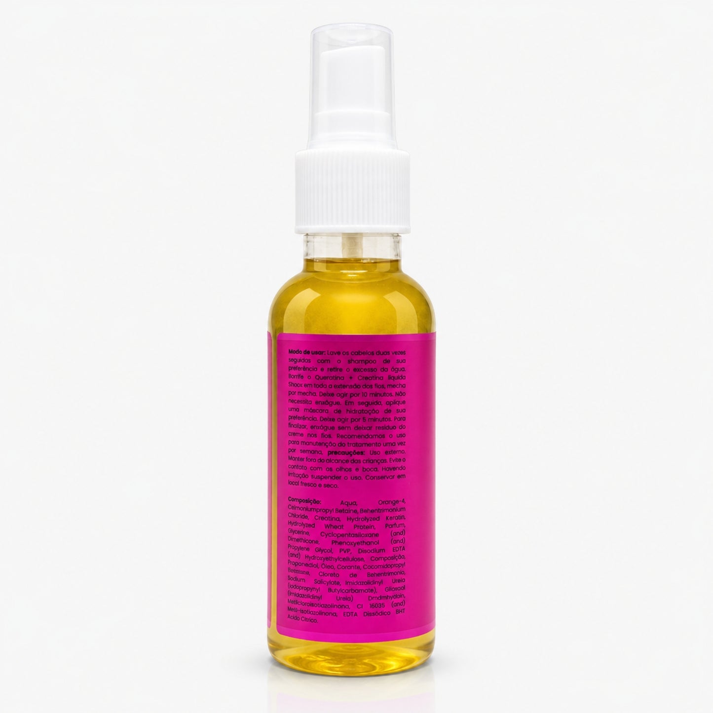 Queratina + Creatina Líquida 120ml | Reconstrução Capilar