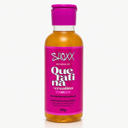 Queratina + Creatina Gel 120g | Reconstrução Capilar