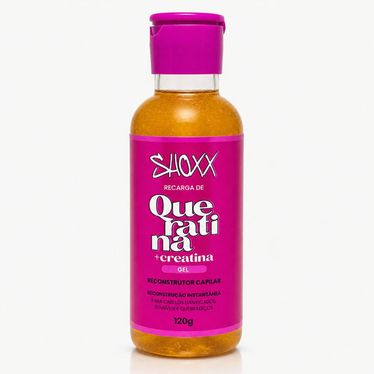 Queratina + Creatina Gel 120g | Reconstrução Capilar