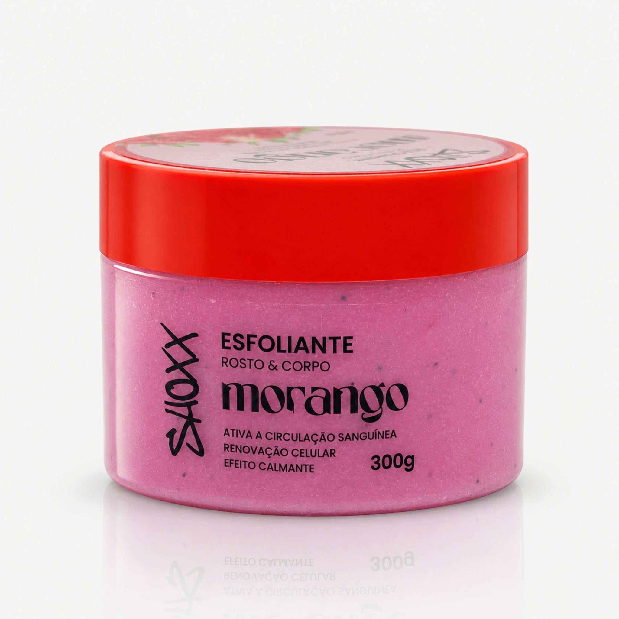 Esfoliante Morango 300g | Rosto & Corpo