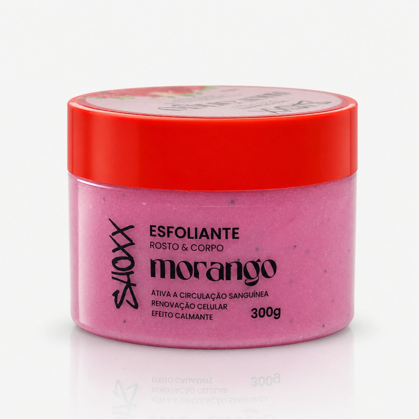 Esfoliante Morango 300g | Rosto & Corpo