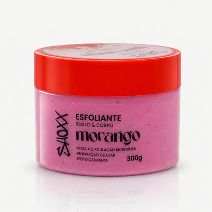 Esfoliante Morango 300g | Rosto & Corpo