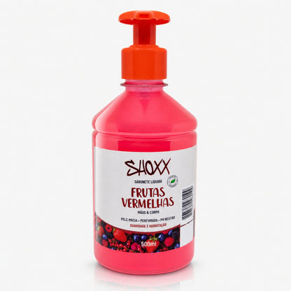 Sabonete Líquido Frutas Vermelhas 500ml | Mãos & Corpo