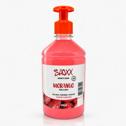 Sabonete Líquido Morango 500ml | Mãos & Corpo
