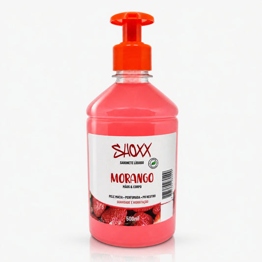 Sabonete Líquido Morango 500ml | Mãos & Corpo