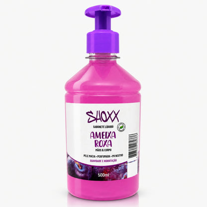 Sabonete Líquido Ameixa Roxa 500ml | Mãos & Corpo