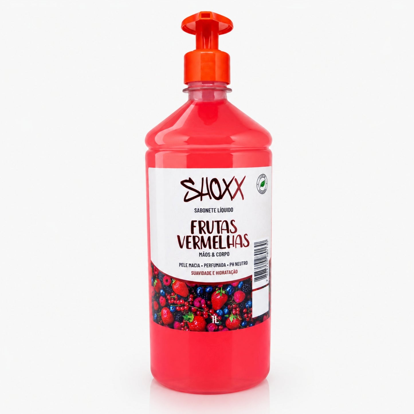 Sabonete Líquido Frutas Vermelhas 1L | Mãos & Corpo