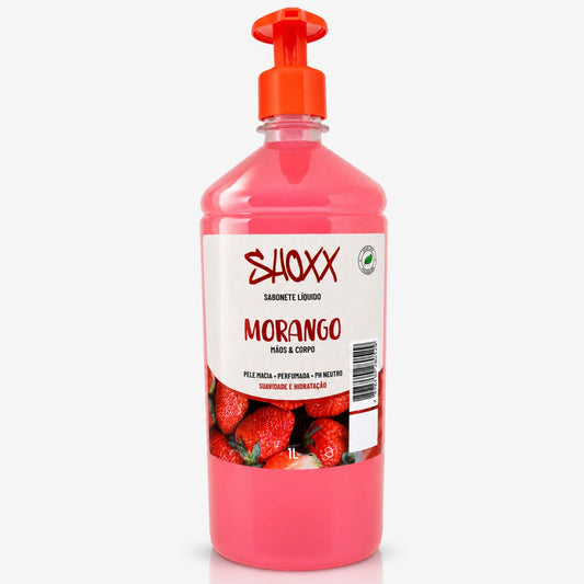 Sabonete Líquido Morango 1L | Mãos & Corpo