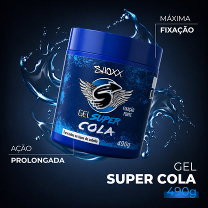 Gel Super Cola 490g | Fixação Extra Forte